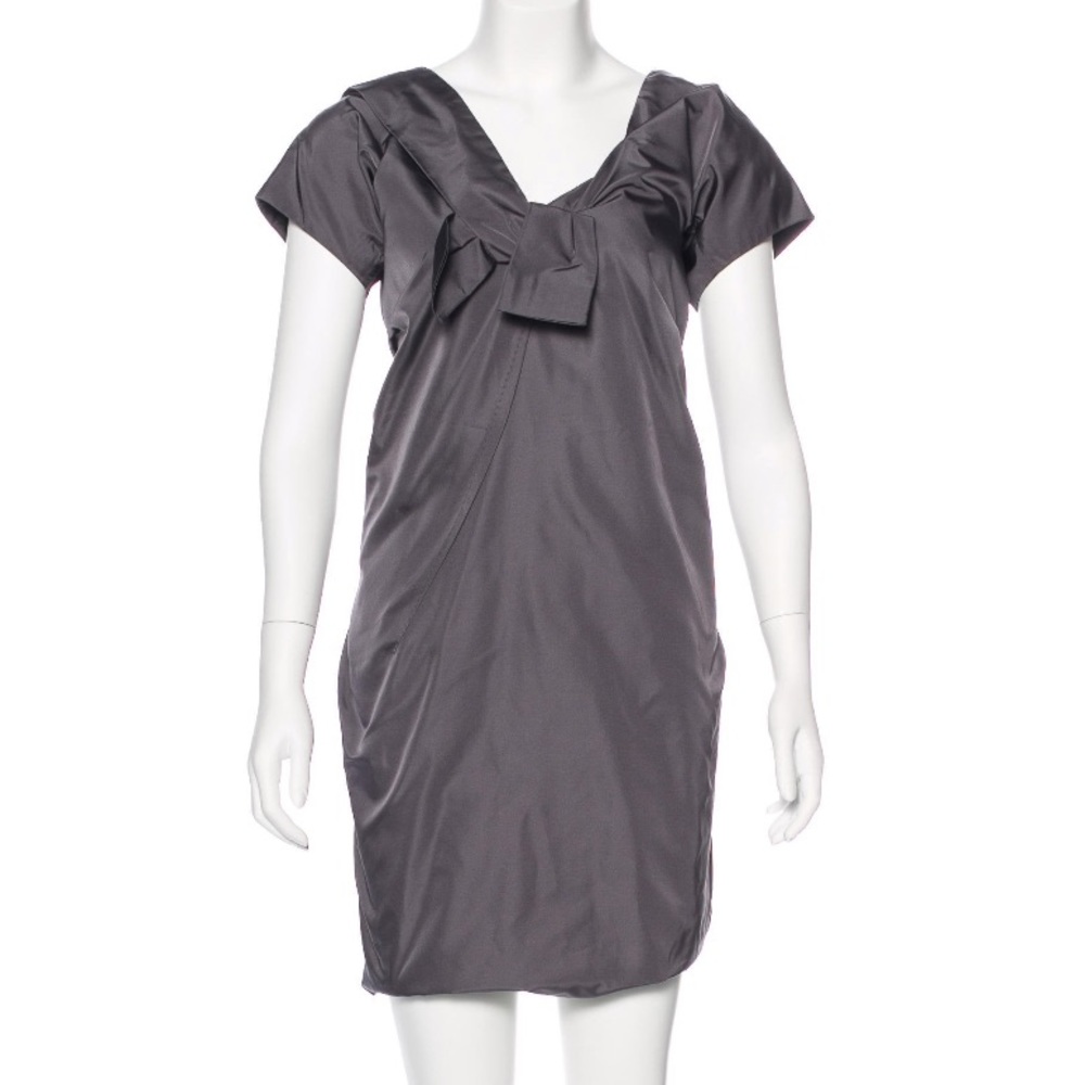 MARC JACOBS Silk Sheath Tie Accent Dress 2